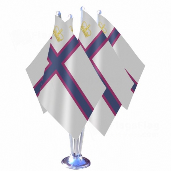 Grand Duchy Of The Lagoan Isles Quadruple Table Flag