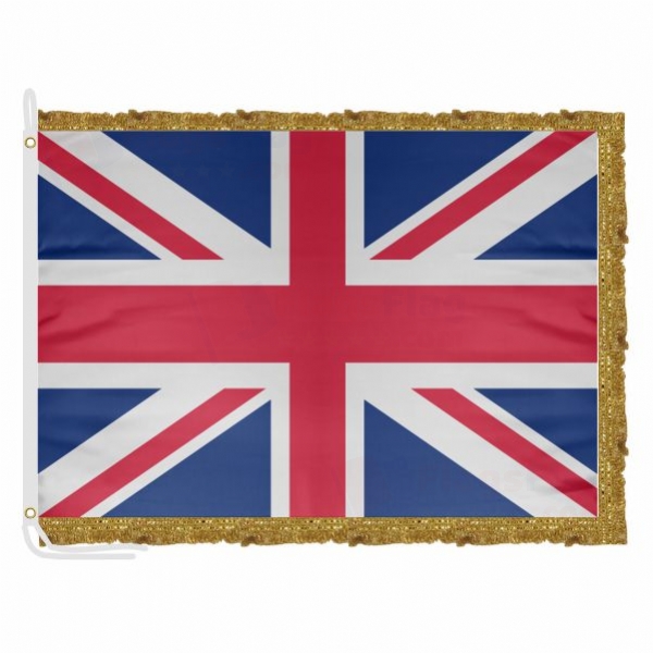 Great Britain Satin Office Flag