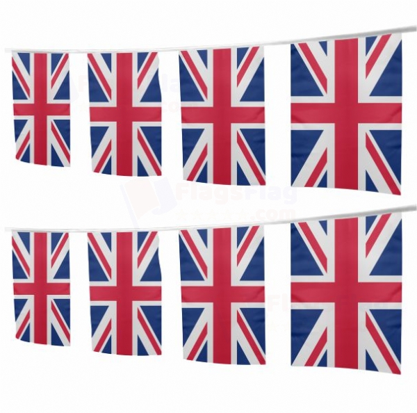 Great Britain Square String Flags