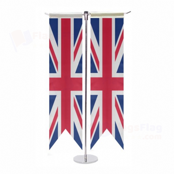 Great Britain T Table Flags
