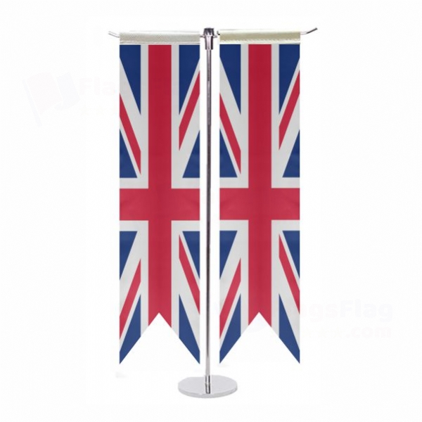 Great Britain T Table Flags