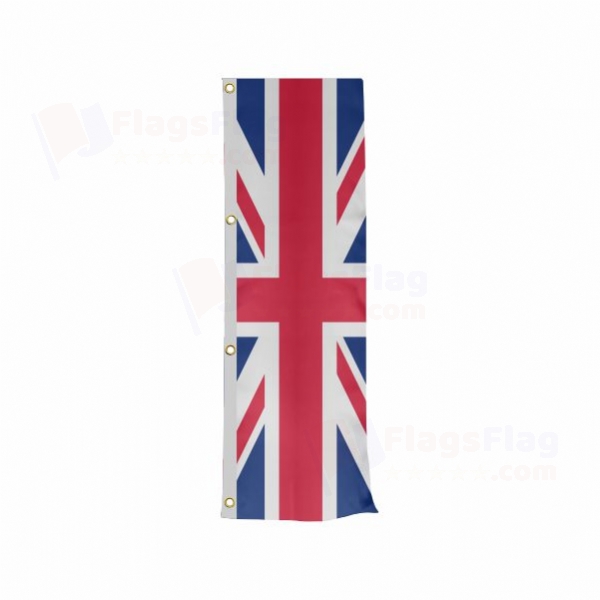 Great Britain Vertically Raised Flags