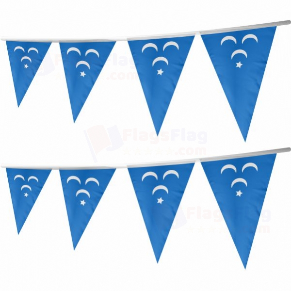 Great Eastern islamic Raiders Front Stringed Triangle Flag