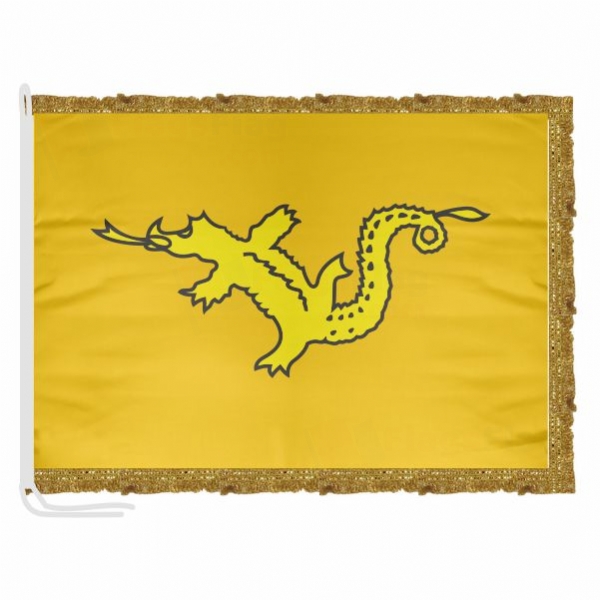 Great Hun Empire Satin Office Flag