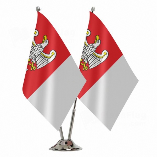 Greater Poland Voivodeship 2 Table Flags