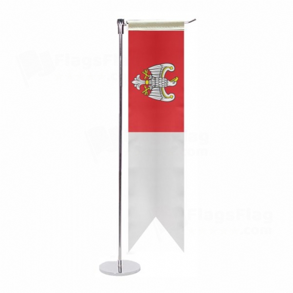 Greater Poland Voivodeship L Table Flag