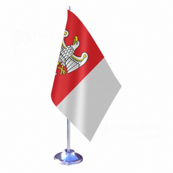 Greater Poland Voivodeship Single Table Flag