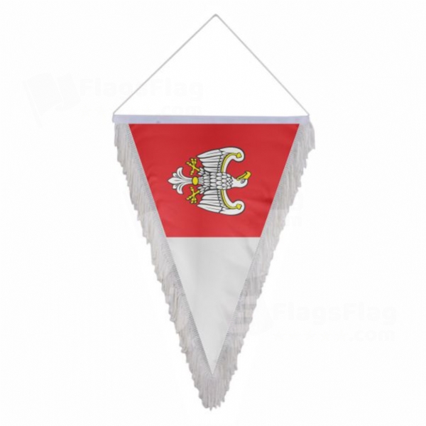 Greater Poland Voivodeship Triangle Fringed Streamers