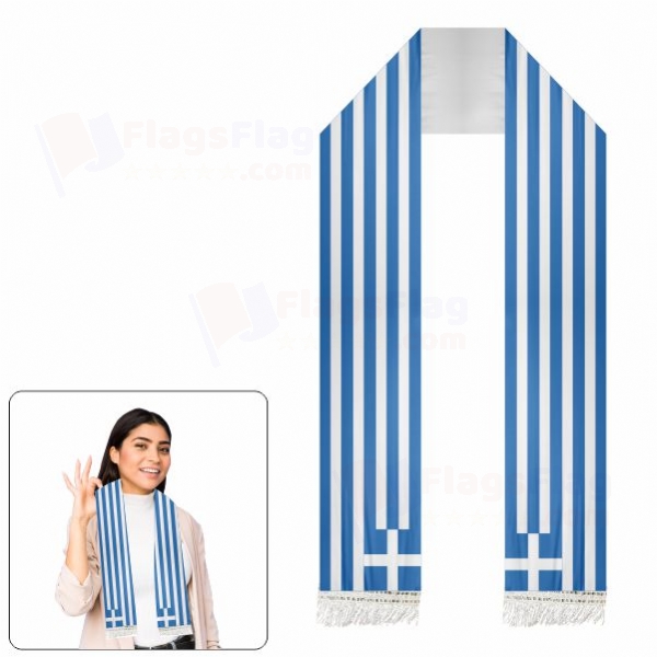 Greece Scarf Digital Printing
