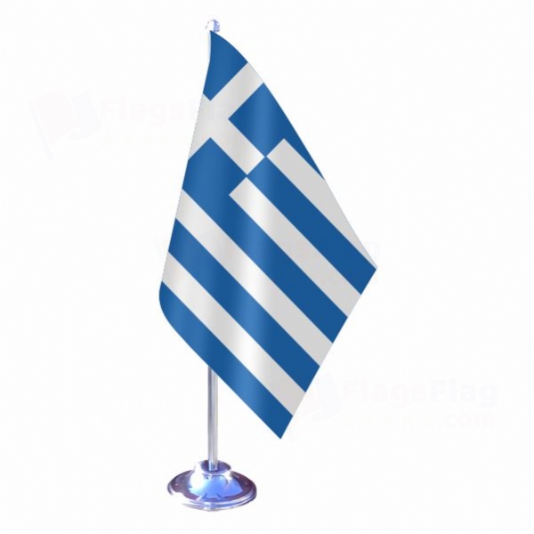 Greece Single Table Flag