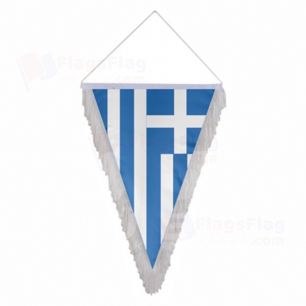 Greece Triangle Fringed Streamers