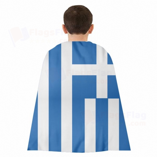 Greece Woven Fabric Cloak Digital Printing