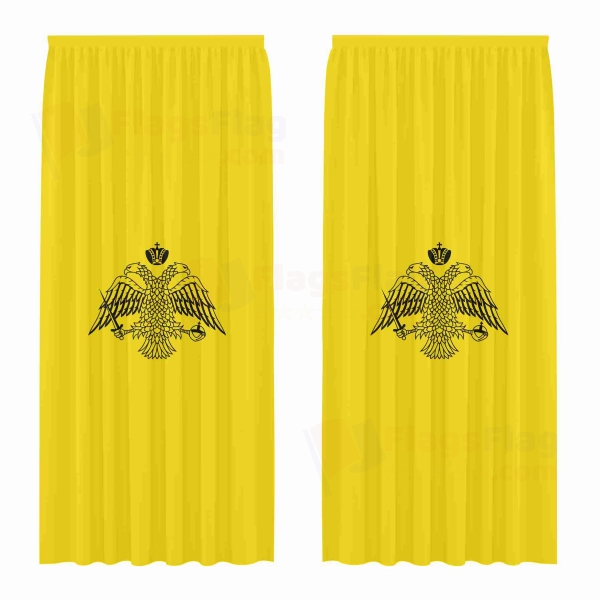 Greek Orthodox Church Digital Printed Curtains