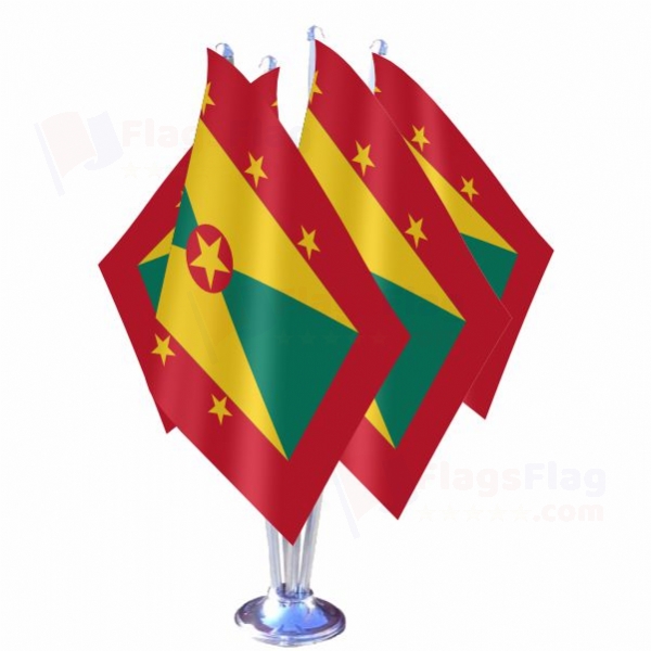 Grenada Quadruple Table Flag