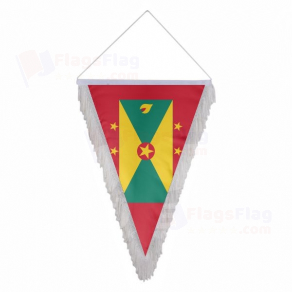 Grenada Triangle Fringed Streamers