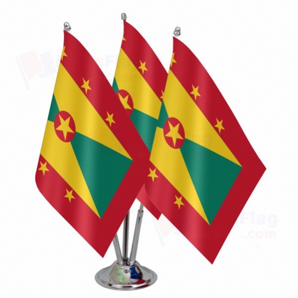 Grenada Triple Table Flag