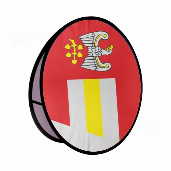 Grodzisk Wielkopolski Round Cloth Banner Display Stands