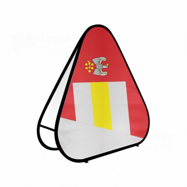 Grodzisk Wielkopolski Triangle Fabric Banner Display Stands
