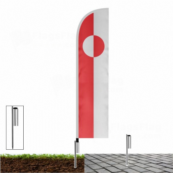 Gr�nland Beach Flags Gr�nland Sailing Flags