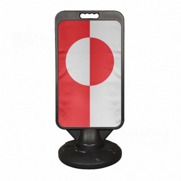 Gr�nland Plastic Advertising Pontoon