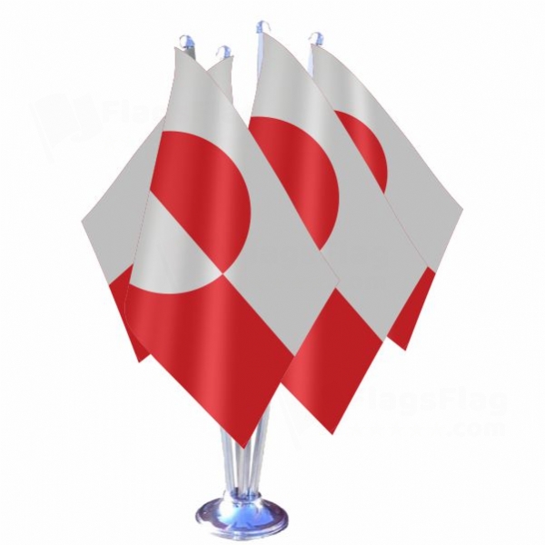 Gr�nland Quadruple Table Flag