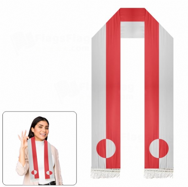 Gr�nland Scarf Digital Printing