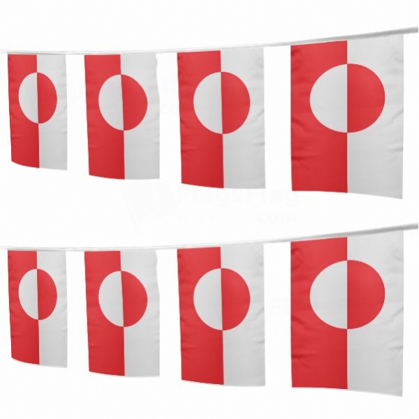 Gr�nland Square String Flags