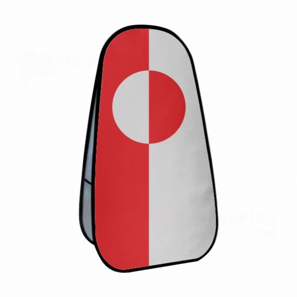 Gr�nland Vertical Cloth Banner Display Stands