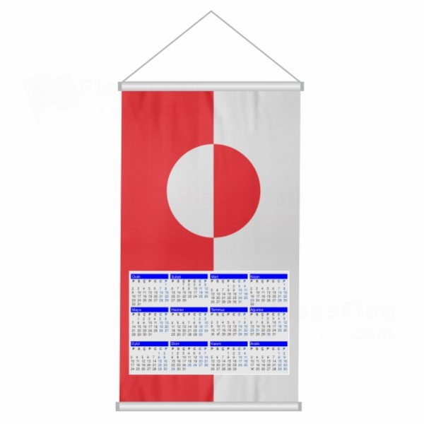 Gr�nland Woven Fabric Digital Printing Calendar
