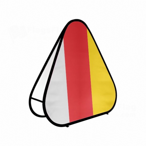 Grudziadz Triangle Fabric Banner Display Stands