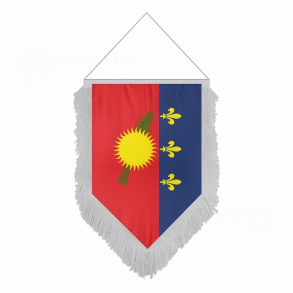Guadeloupe Pentagonal Flags