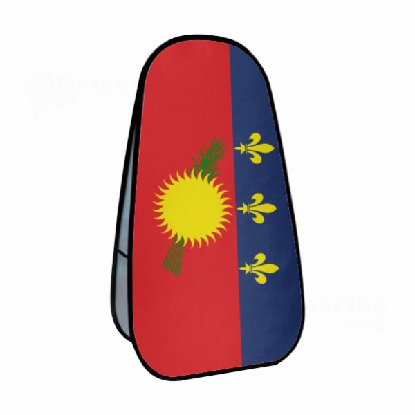 Guadeloupe Vertical Cloth Banner Display Stands