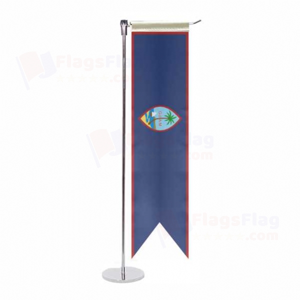 Guam L Table Flag