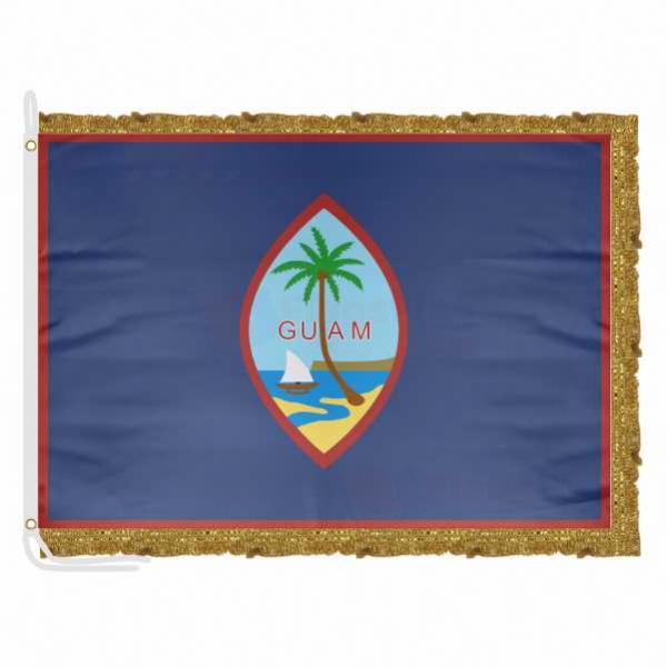 Guam Satin Office Flag