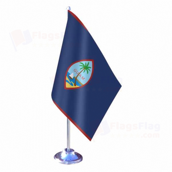 Guam Single Table Flag
