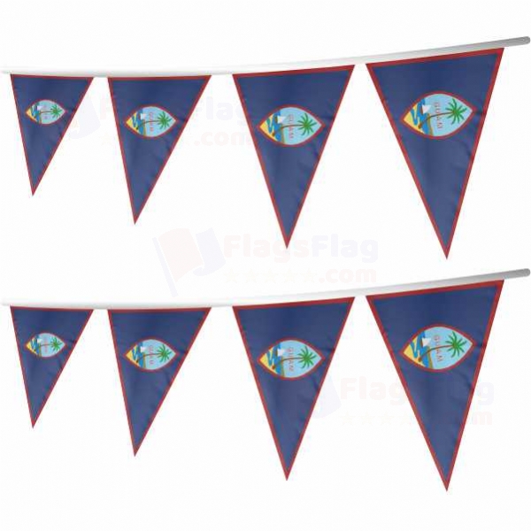 Guam Stringed Triangle Flag