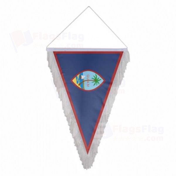 Guam Triangle Fringed Streamers