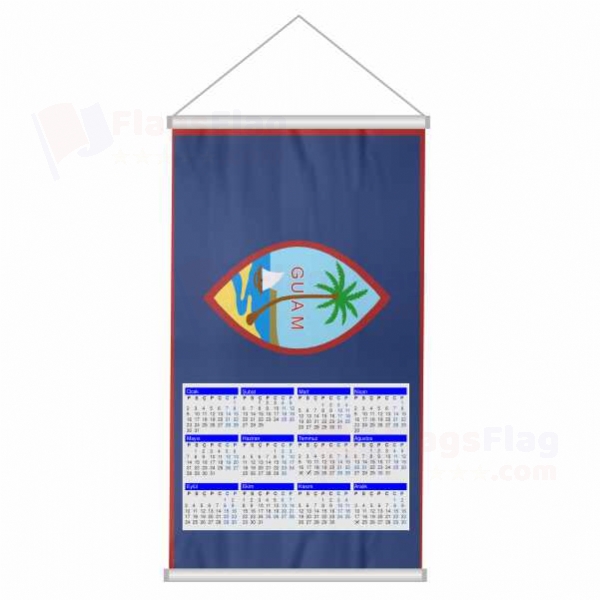 Guam Woven Fabric Digital Printing Calendar