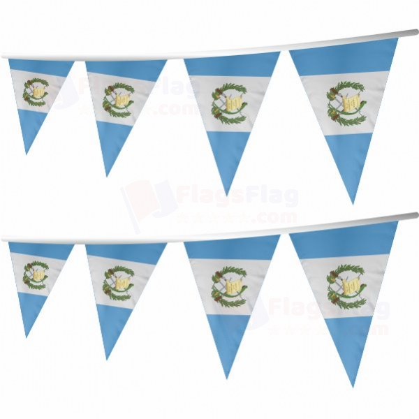 Guatemala Stringed Triangle Flag