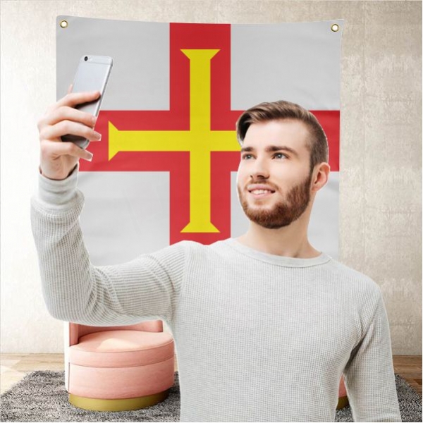Guernsey Background Selfie Shooting Landscapes