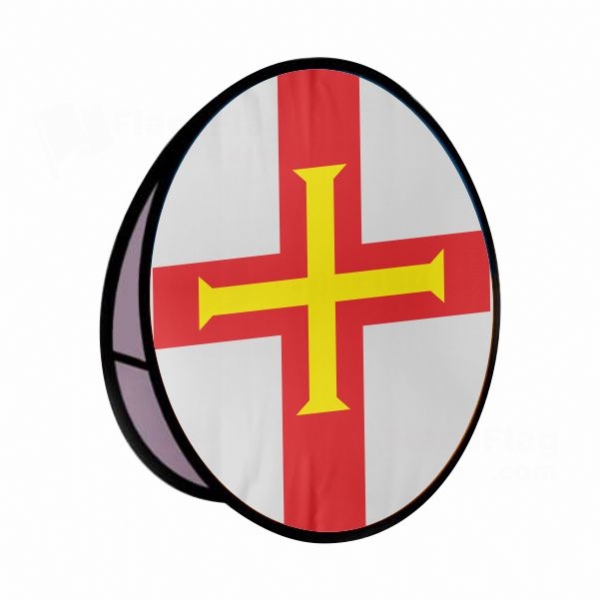 Guernsey Round Cloth Banner Display Stands