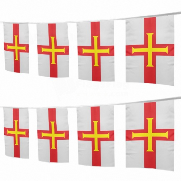 Guernsey Square String Flags