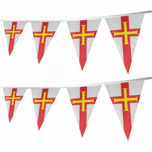 Guernsey Stringed Triangle Flag