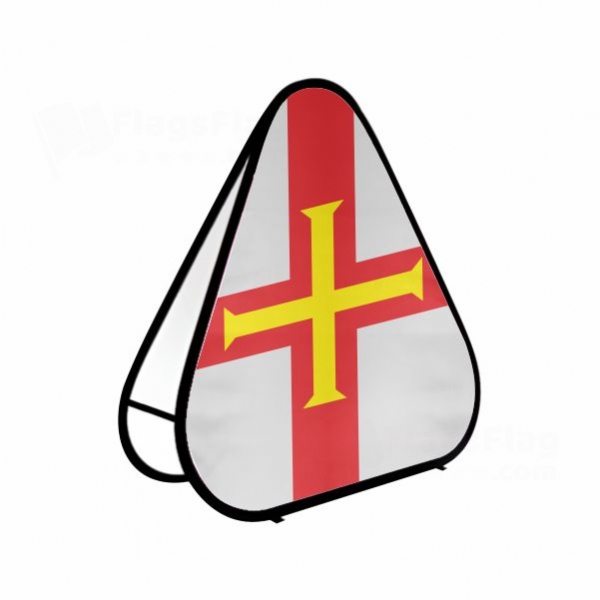 Guernsey Triangle Fabric Banner Display Stands
