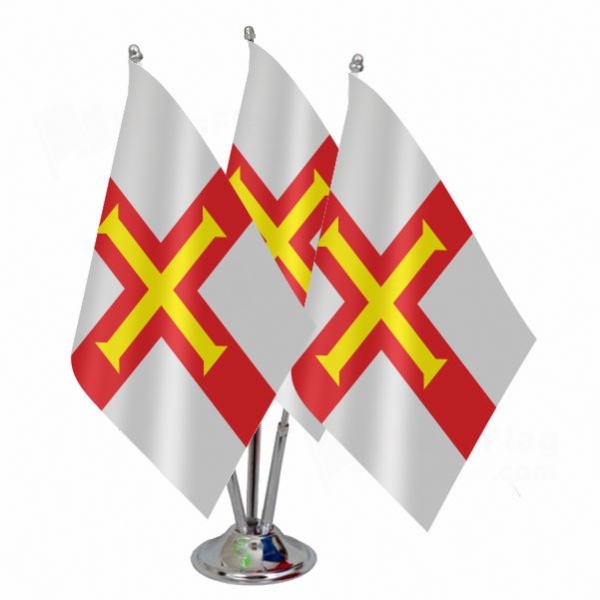 Guernsey Triple Table Flag