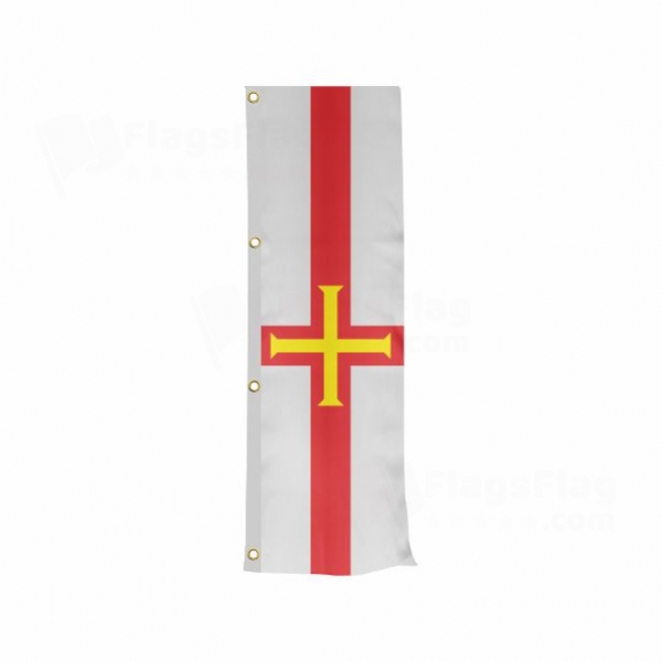 Guernsey Vertically Raised Flags