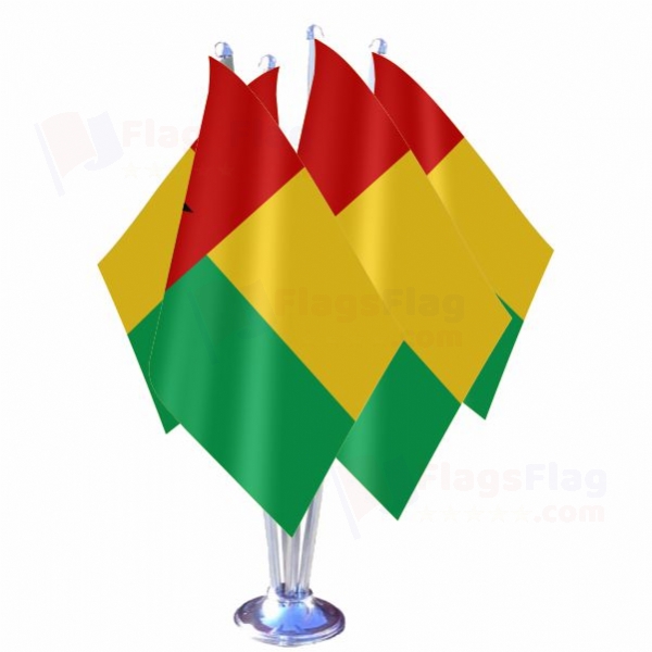 Guinea Bissau Quadruple Table Flag
