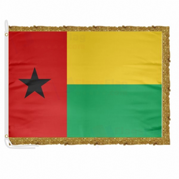 Guinea Bissau Satin Office Flag