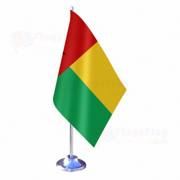 Guinea Bissau Single Table Flag
