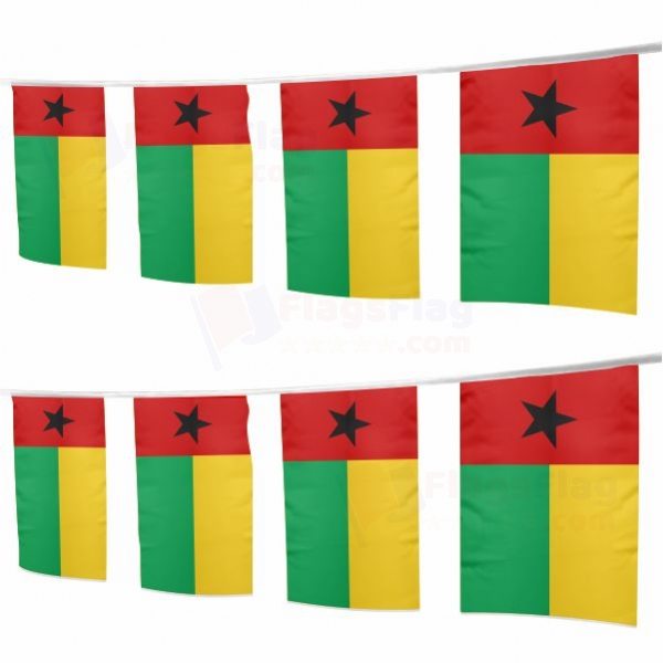 Guinea Bissau Square String Flags